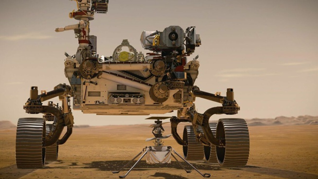 L'arrivée du rover Perseverance sur la planète rouge - vidéo L'arrivée du rover Perseverance sur la planète rouge - vidéo