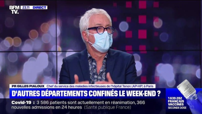 Pour le Pr Gilles Pialoux, le ralentissement de la circulation du Covid-19 "ne passera que par des mesures drastiques" Pour le Pr Gilles Pialoux, le ralentissement de la circulation du Covid-19 "ne passera que par des mesures drastiques"