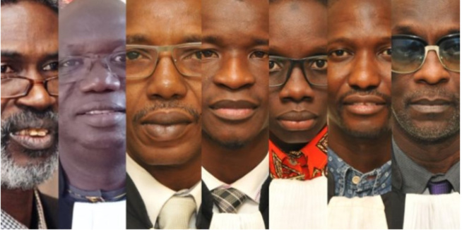 Tribunal de Dakar: Les avocats de Sonko dans le bureau du juge Tribunal de Dakar: Les avocats de Sonko dans le bureau du juge