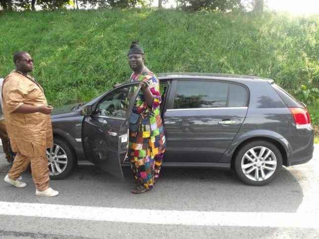 Les deux comédiens Tann Bombé et Hamdy Migno dans les rues d’Italie !!!