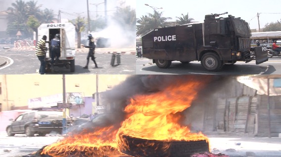 En direct : Affaire Sonko Adji Sarr ça chauffe a la place de l'obelisque