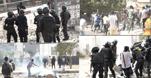 UCAD: C’était chaud entre étudiants et forces de l’ordre UCAD: C’était chaud entre étudiants et forces de l’ordre