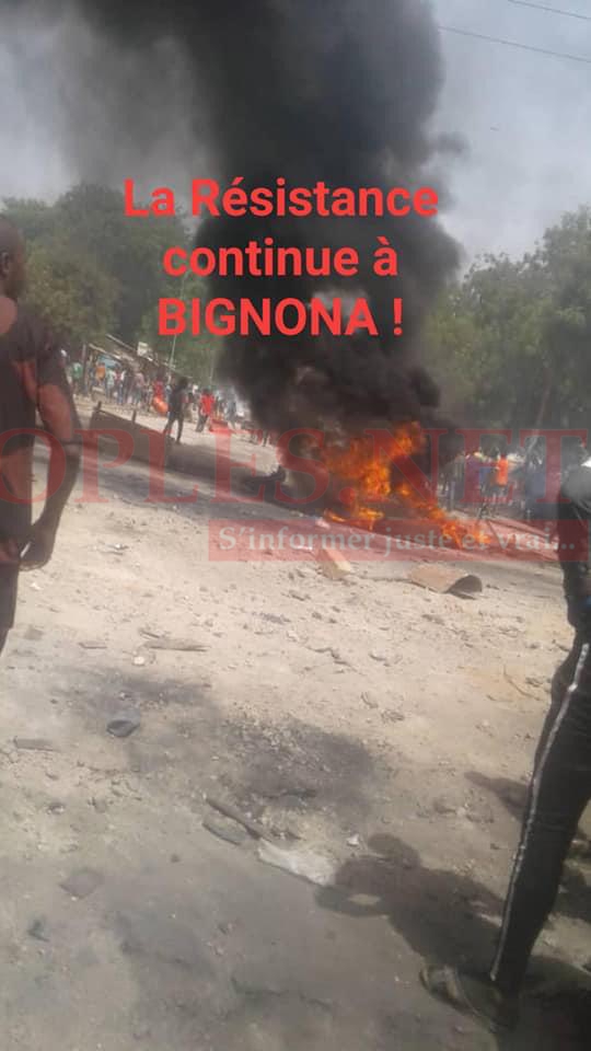 Contre l’arrestation de Ousmane Sonko: Un mort et deux blessés graves à Bignona Contre l’arrestation de Ousmane Sonko: Un mort et deux blessés graves à Bignona