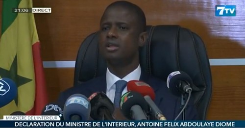 Restrictions liées à l’Etat de catastrophe sanitaire: Antoine DIOME annonce un allègement