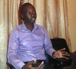 Cherif BASSE, jeune Entrepreneur, Directeur de NDAAM Cherif BASSE, jeune Entrepreneur, Directeur de NDAAM