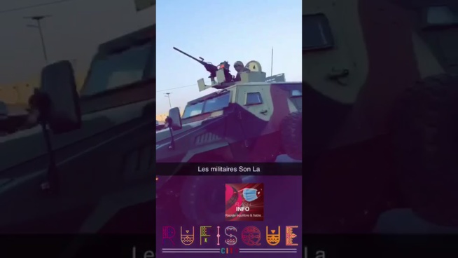 Manifestations - Les militaires entrent dans la danse au cas où... Manifestations - Les militaires entrent dans la danse au cas où...