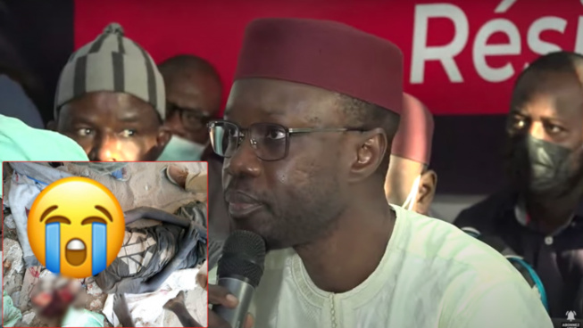 🔴Direct : D’une voix tremblante Ousmane Sonko rend hommage aux m*0rts pendant la manifestation