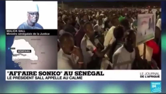 Les gros mensonges de Me Malick Sall sur le plateau de France24 « Ces jeunes qui sont sortis sont des lutteurs,On leur a privé de la lutte C’est pourquoi »
