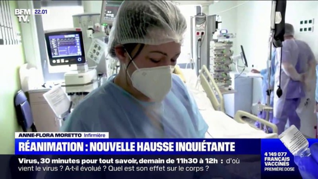 Covid-19: les services de réanimation débordés en Île-de-France Covid-19: les services de réanimation débordés en Île-de-France