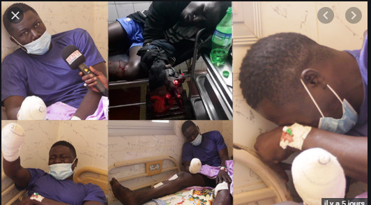 Cueilli par la Sûreté urbaine à sa sortie d’hôpital: Cheikh Diouf était sous le coup d’un mandat d’arrêt Cueilli par la Sûreté urbaine à sa sortie d’hôpital: Cheikh Diouf était sous le coup d’un mandat d’arrêt