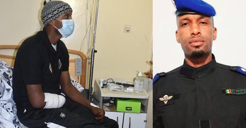 Deux bras perdus pour la Nation, Le blessé de guerre Mouhamed Sow rend visite à Mohamed Ka, Le GIGN amputé du bras Deux bras perdus pour la Nation, Le blessé de guerre Mouhamed Sow rend visite à Mohamed Ka, Le GIGN amputé du bras