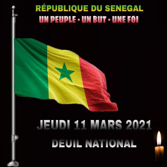 Journée de deuil national ce jeudi - Macky Sall coupe l'herbe sous le pied de l'opposition Journée de deuil national ce jeudi - Macky Sall coupe l'herbe sous le pied de l'opposition