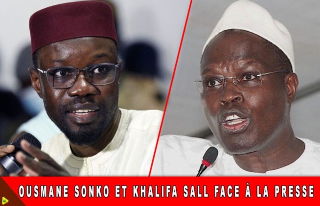Déclaration de Ousmane Sonko et Khalifa Sall Déclaration de Ousmane Sonko et Khalifa Sall