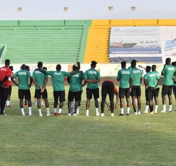 Congo/ Sénégal: les "Lions" ont effectué mardi leur première séance d'entraînement