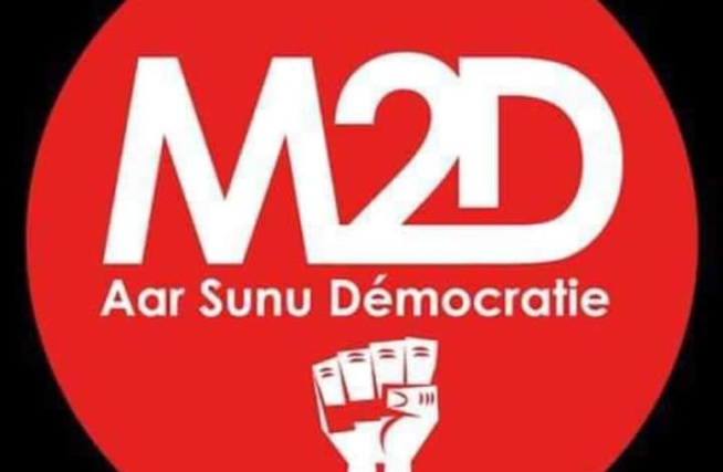 Déclaration : le M2D apporte son soutien à l’UMS et dénonce les lenteurs notées dans la procédure de libération des détenus de Diourbel Déclaration : le M2D apporte son soutien à l’UMS et dénonce les lenteurs notées dans la procédure de libération des détenus de Diourbel