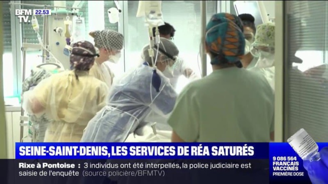 Seine-Saint-Denis: à l’hôpital de Montreuil, tous les lits en réanimation sont occupés par des patients Covid-19 Seine-Saint-Denis: à l’hôpital de Montreuil, tous les lits en réanimation sont occupés par des patients Covid-19