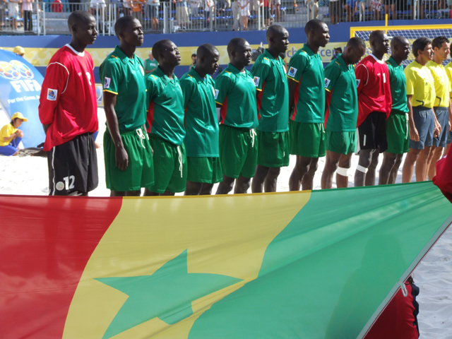 CAN beach soccer: Les lions réussissent d'entrée