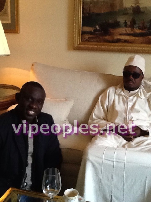 Pape Diouf fait du "Ziar" chez Cheikh Bassirou Abdou Khadre