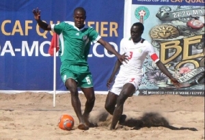 CAN Beach soccer: Les lions en demi-finale