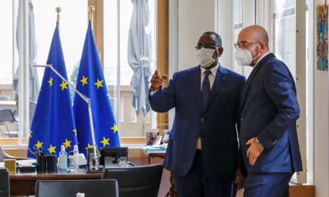 Le Sénégal bientôt producteur de vaccins anti Covid-19 : Macky Sall s’est entretenu avec Charles Michel le Président de l’UE
