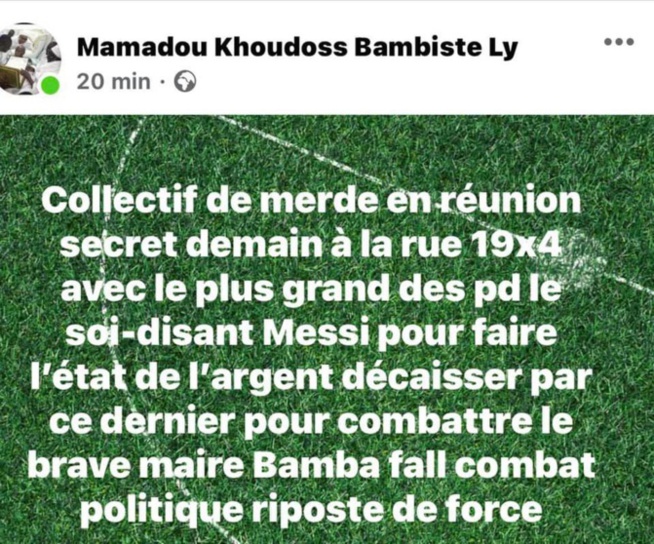 Insultes, posts violents par des pro Bamba Fall: Cheikh Bâ va porter plainte ce lundi Insultes, posts violents par des pro Bamba Fall: Cheikh Bâ va porter plainte ce lundi