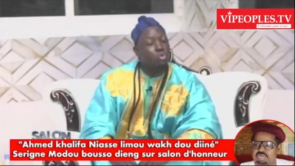 Serigne Modou Bousso Dieng corrige les propos de Ahmet khalifa Niasse dou diineu