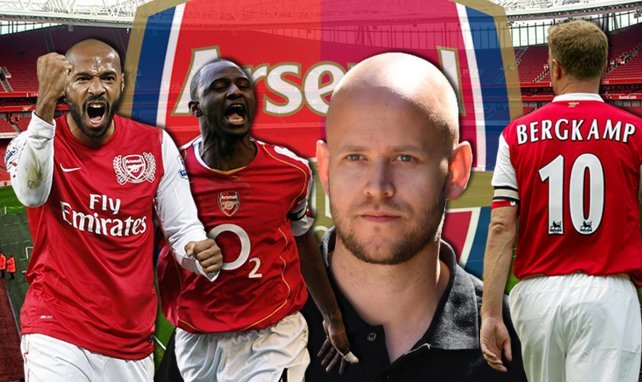 Arsenal : Thierry Henry, Patrick Vieira et Dennis Bergkamp soutiennent le projet de rachat du patron de Spotify !