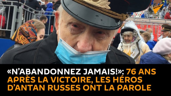 «N’abandonnez jamais!»: 76 ans après la Victoire, les héros d’antan ont la parole - vidéo «N’abandonnez jamais!»: 76 ans après la Victoire, les héros d’antan ont la parole - vidéo
