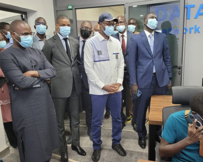 Visite trimestrielle d’évaluation des travaux du Datacenter de l’ADIE et du PTN à Diamniadio Visite trimestrielle d’évaluation des travaux du Datacenter de l’ADIE et du PTN à Diamniadio