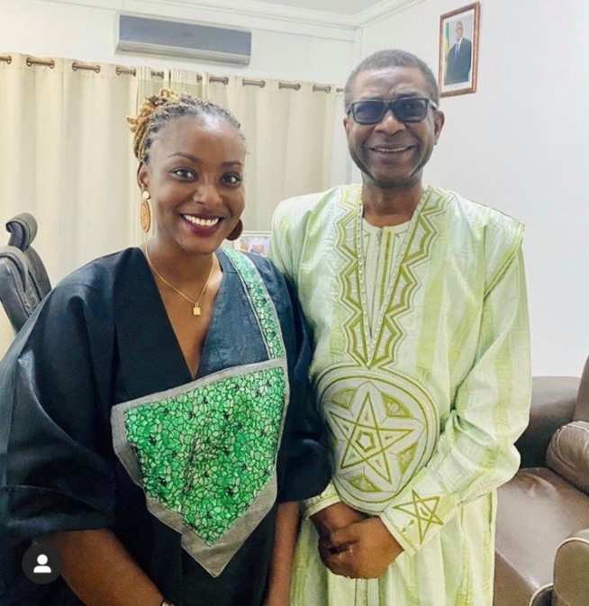 L'actrice Halima Gadji rend hommage à Youssou Ndour L'actrice Halima Gadji rend hommage à Youssou Ndour