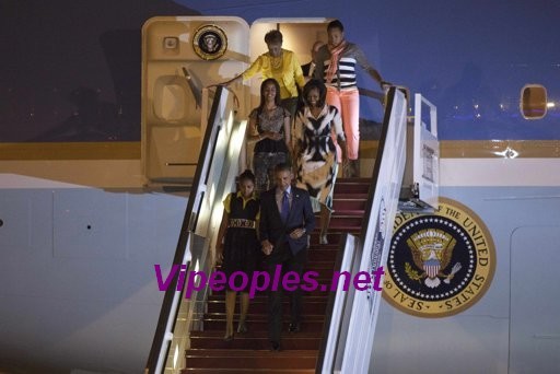 Les premières images de l'arrivée du président Barack Obama à Dakar