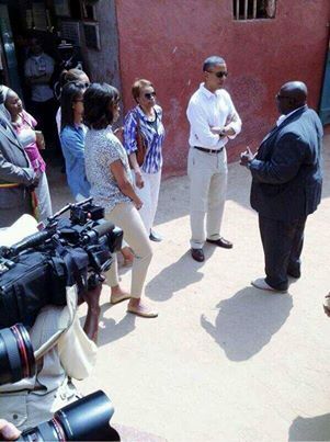 [PHOTOS] Les Obama à Gorée, un moment fort