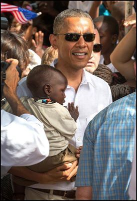 [PHOTOS] Les Obama à Gorée, un moment fort