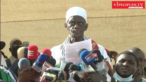 Manifestation pour la Palestine: Mame Mactar Jamra "brule" le communiqué du Président Macky Sall