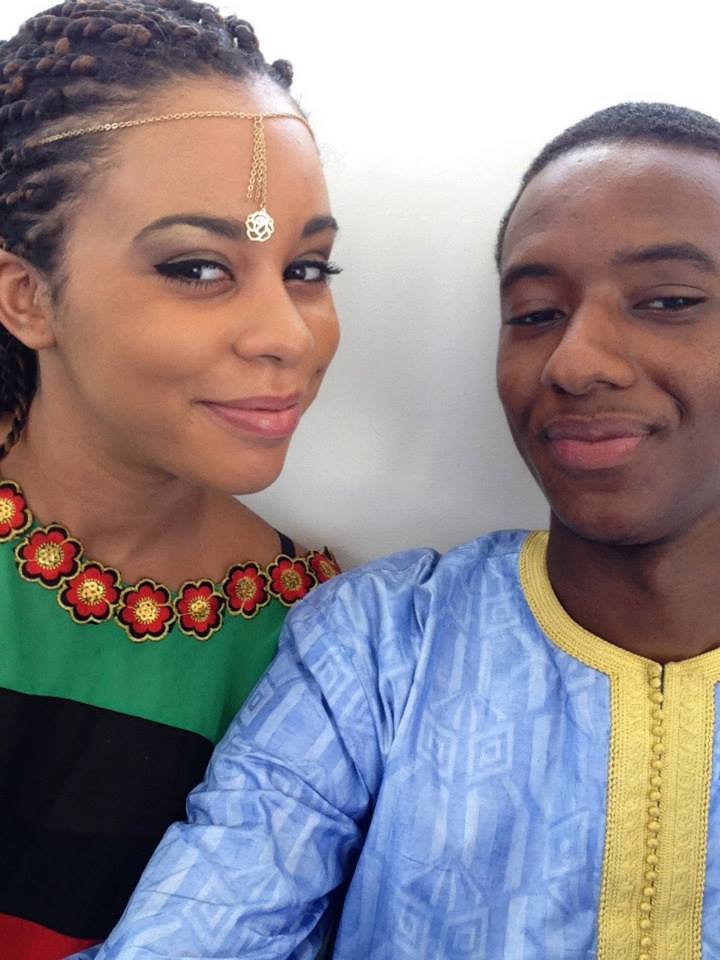 Le couple heureux: Ibou Kara Mbacké et son épouse Léa Mbacké