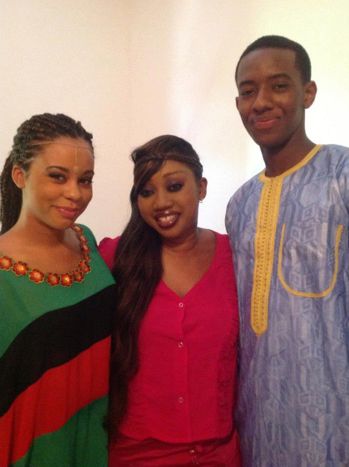 Le couple heureux: Ibou Kara Mbacké et son épouse Léa Mbacké