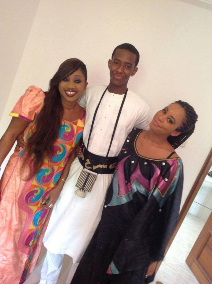 Le couple heureux: Ibou Kara Mbacké et son épouse Léa Mbacké
