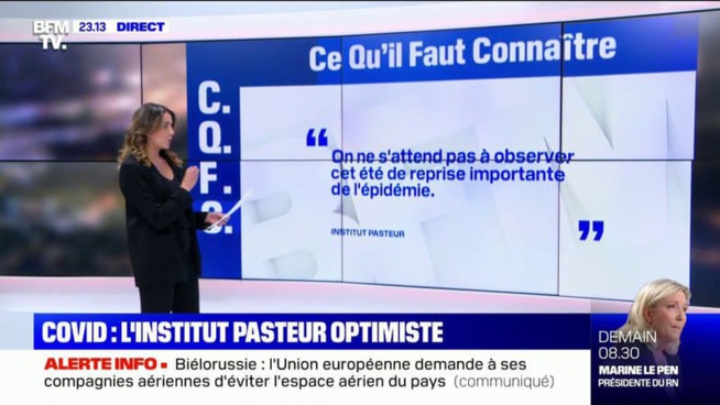 Covid-19: l'Institut Pasteur se montre plutôt optimiste pour cet été Covid-19: l'Institut Pasteur se montre plutôt optimiste pour cet été