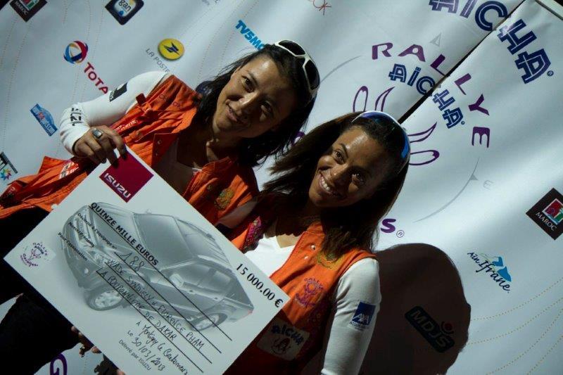 Rallye: Syndiely Wade et Florence Pham gagnent 15 000 € Rallye: Syndiely Wade et Florence Pham gagnent 15 000 €