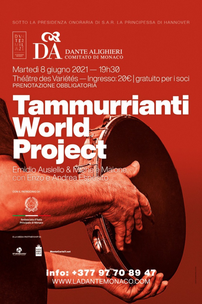 Concert "Tammurrianti World Project" - Quand le rythme endiablé du sud de l'Italie rencontre les autres rythmes du monde ! Concert "Tammurrianti World Project" - Quand le rythme endiablé du sud de l'Italie rencontre les autres rythmes du monde !