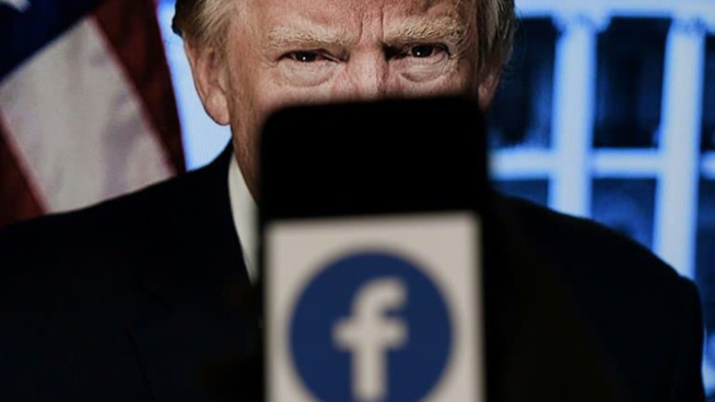 Facebook suspend l’ex-président américain Donald Trump pour deux ans