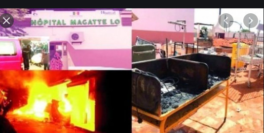 Incendie de l'hôpital Maguette Lo: Dr Abdou Sarr, Dr Fatou Sy et Khady Seck sous contrôle judiciaire Incendie de l'hôpital Maguette Lo: Dr Abdou Sarr, Dr Fatou Sy et Khady Seck sous contrôle judiciaire