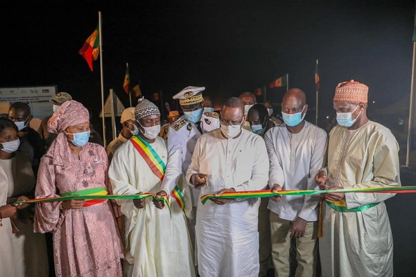 Infrastructures : Macky SALL a procédé, hier, à l’inauguration du tronçon Taredji-Podor