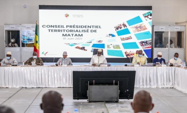 Conseil présidentiel territorialisé de Matam: Près de 249 milliards FCfa investis
