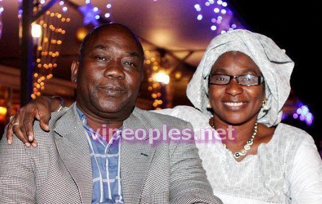 Voici les parents de Jacques et Mame Khoudia du groupe Takeifa, le commissaire Keita et sa femme