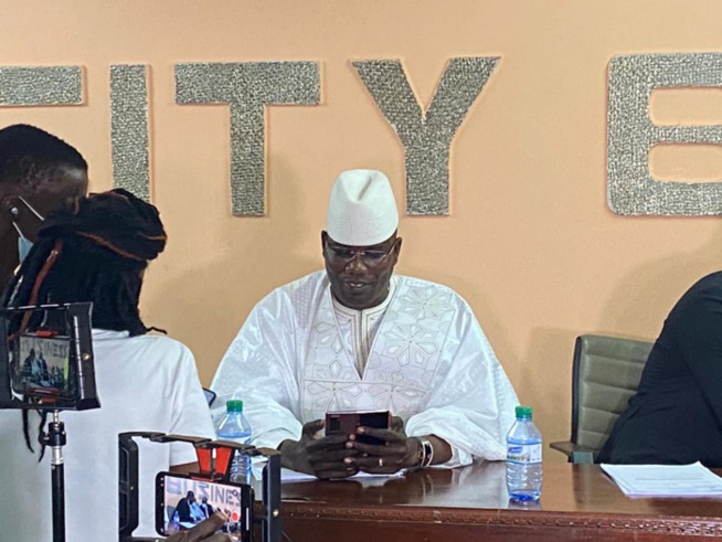 Conférence de presse de l'opposition parlementaire: Les premières images Conférence de presse de l'opposition parlementaire: Les premières images