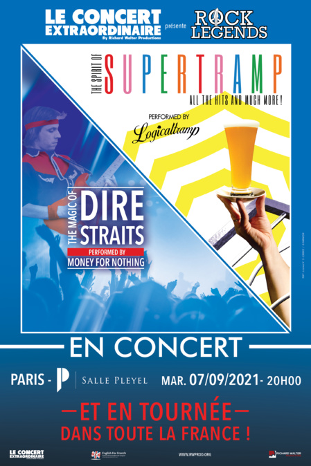 Rock Legends célèbre les tubes de Supertramp et Dire Straits en tournée françaiseArticle n°28459 Rock Legends célèbre les tubes de Supertramp et Dire Straits en tournée françaiseArticle n°28459