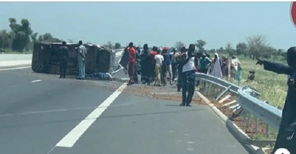 Accident sur l’autoroute à péage: Plusieurs blessés enregistrés