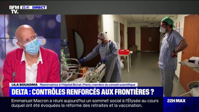 Lila Bouadma (Conseil scientifique) sur le variant Delta: "Avec cette souche extrêmement contagieuse, on sera soit malade, soit vacciné" Lila Bouadma (Conseil scientifique) sur le variant Delta: "Avec cette souche extrêmement contagieuse, on sera soit malade, soit vacciné"