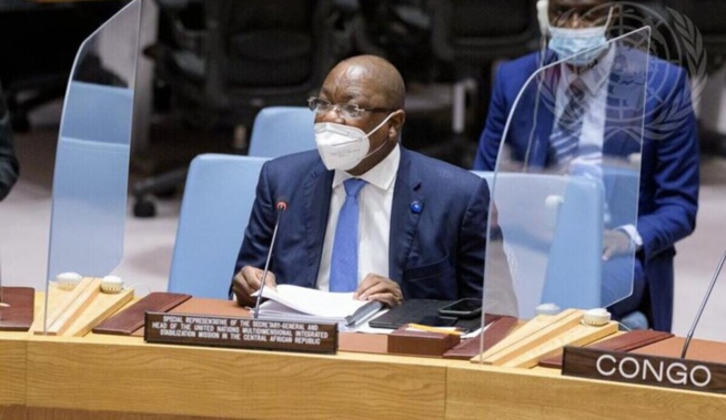 Points principaux du rapport l’ONU sur la Centrafrique : Mankeur Ndiaye, chef de la MINUSCA face à la presse